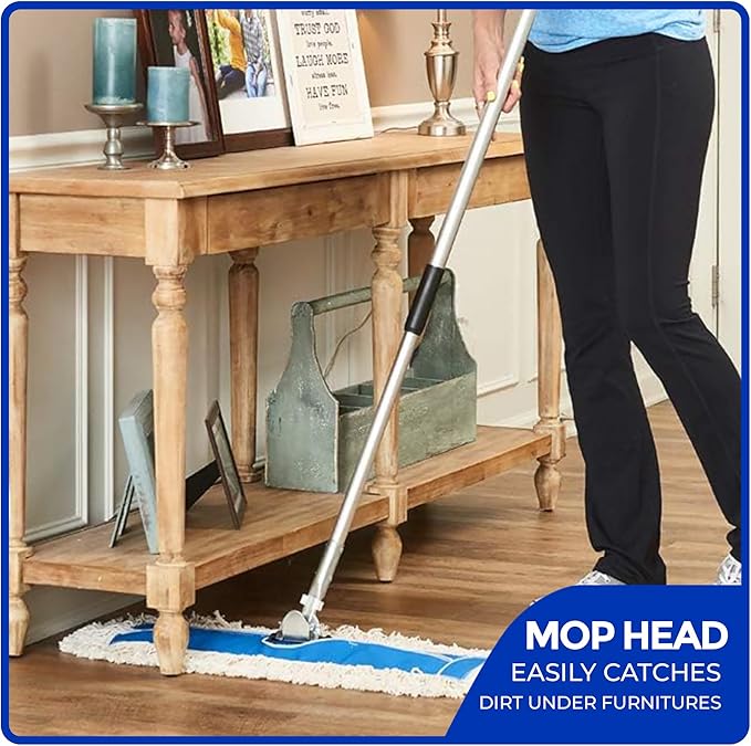 Nine Forty Industrial-Grade 24x5 Cotton Dust Mop Head Refills, Perfect - Image 3
