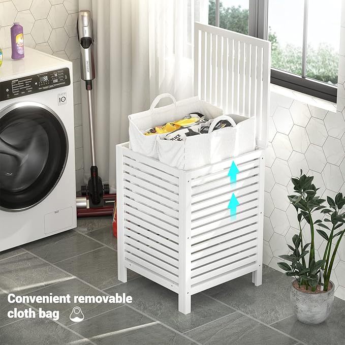Homykic Bamboo Laundry Hamper - Image 3