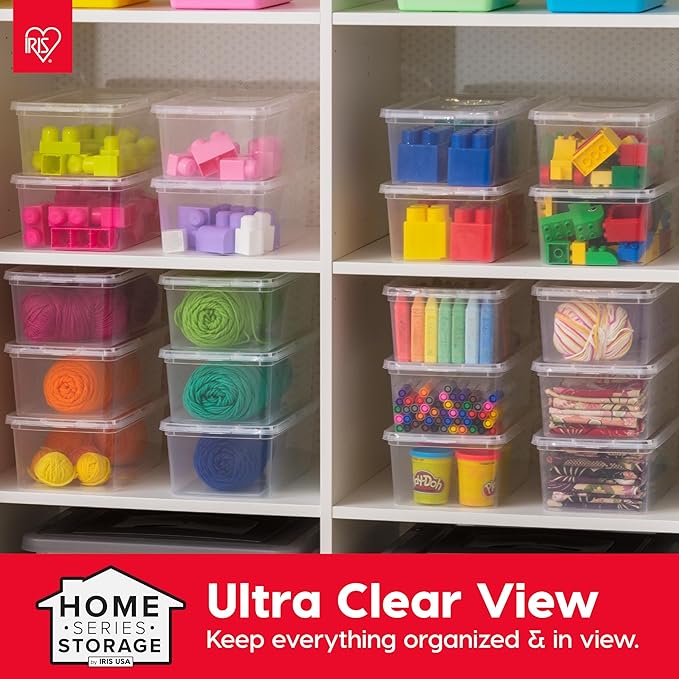IRIS USA 6-Pack Storage Bins - Image 4