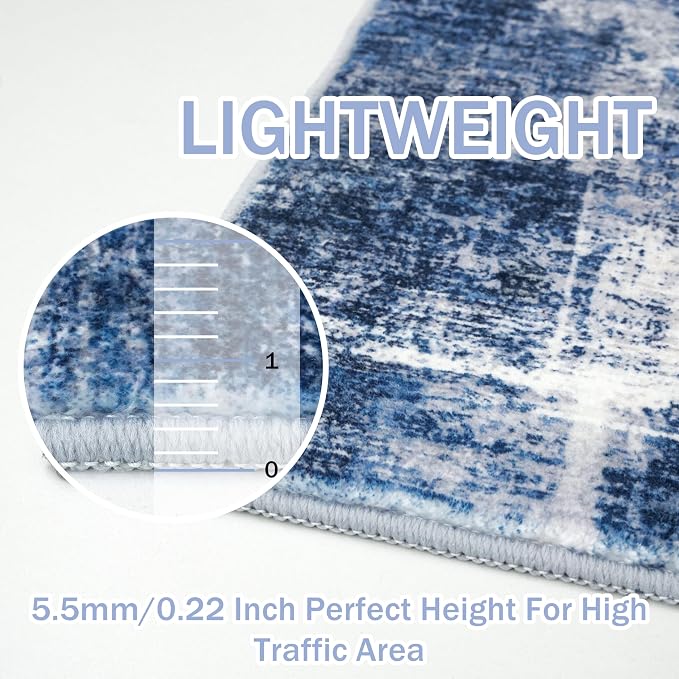IOHOUZE Abstract Area Rugs 5x7 Ft Washable Rugs - Image 5