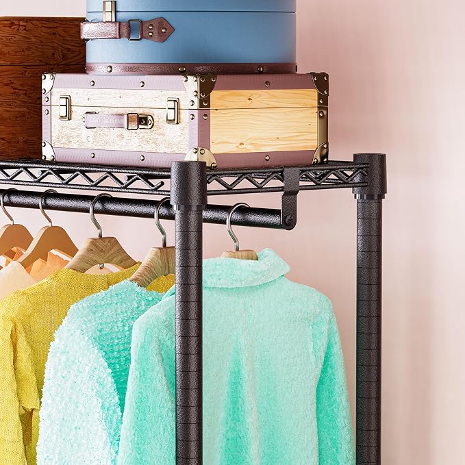 IZEUK Heavy Duty Garment Rack Wire Clothes Rack - Image 8