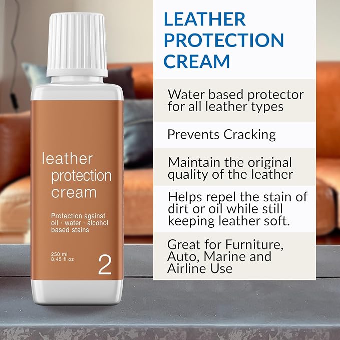 Leather Master Leather Care Kit | Leather Cleaner and Conditioner Kit | Cleans - Image 4