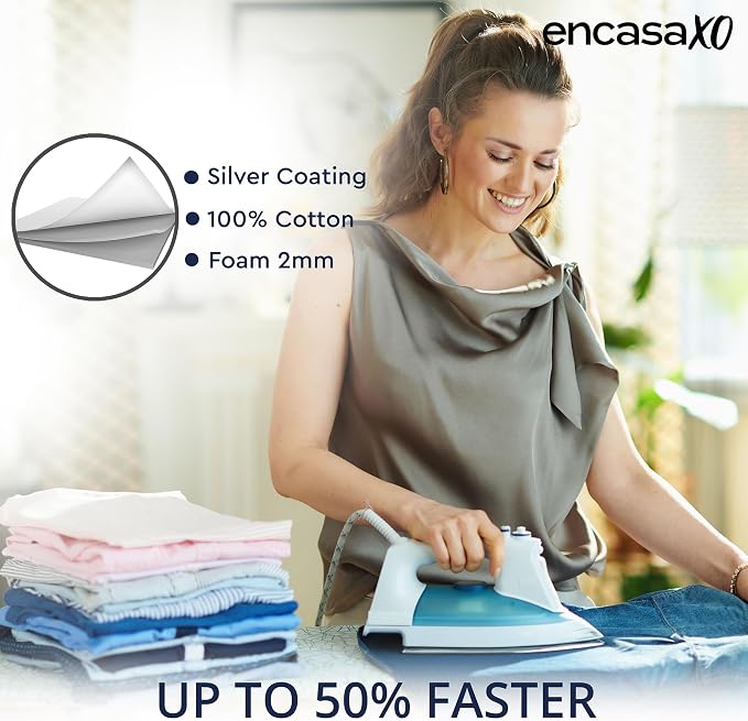 Encasa XO Ironing Board Cover and Pad 49"x18" - Image 6