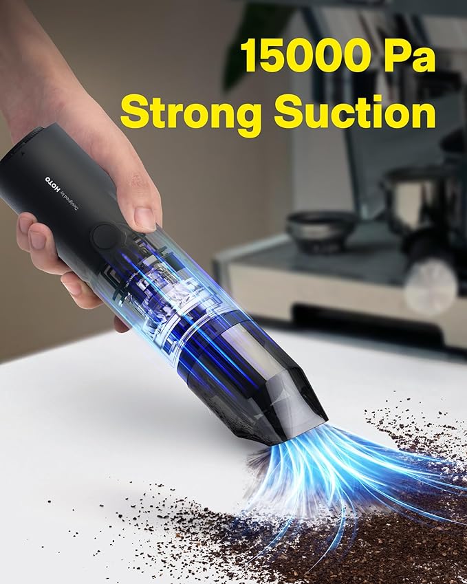 HOTO Handheld Vacuum Cleaner Cordless, Desk Vacuum Cleaner Compressed Electric - Image 3