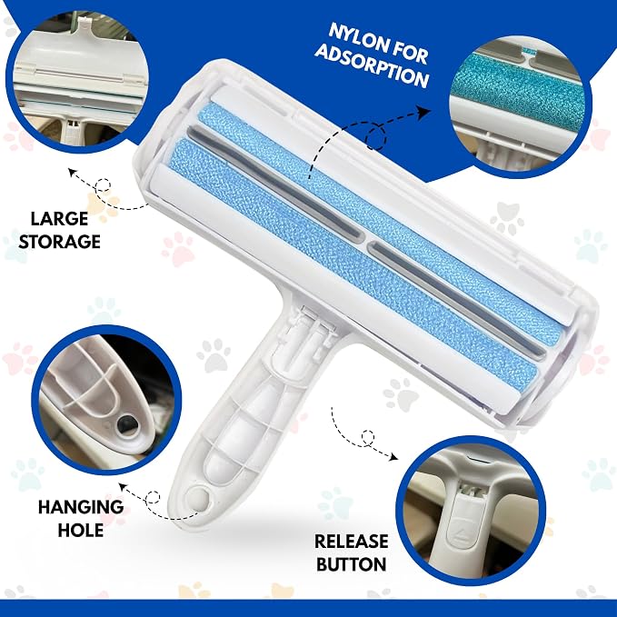 Reusable Pet Hair Remover Roller – Dog & Cat Hair Remover - Image 4