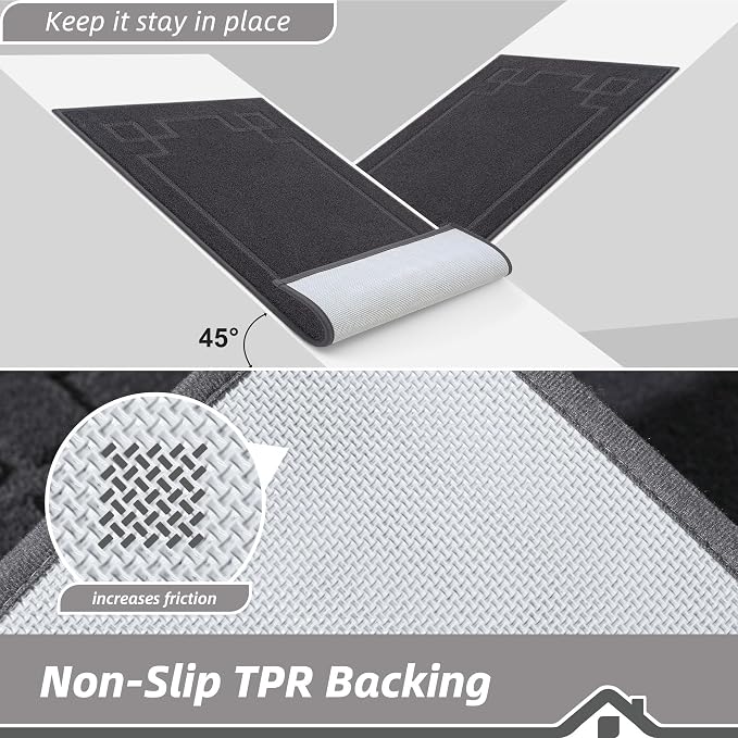 BEQHAUSE Door Mat 36" x 60", Non-Slip Door Mats Indoor Entryway Rugs Washable - Image 4