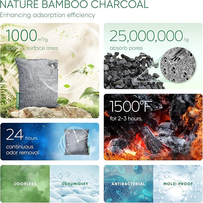 Activated Charcoal Odor Absorber, Odor Eliminator - Image 3