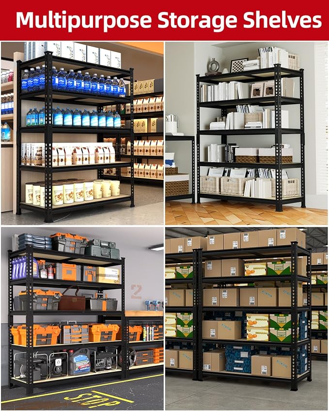 PrimeZone 36" x 16" x 72" Heavy Duty Storage Shelves - Image 9