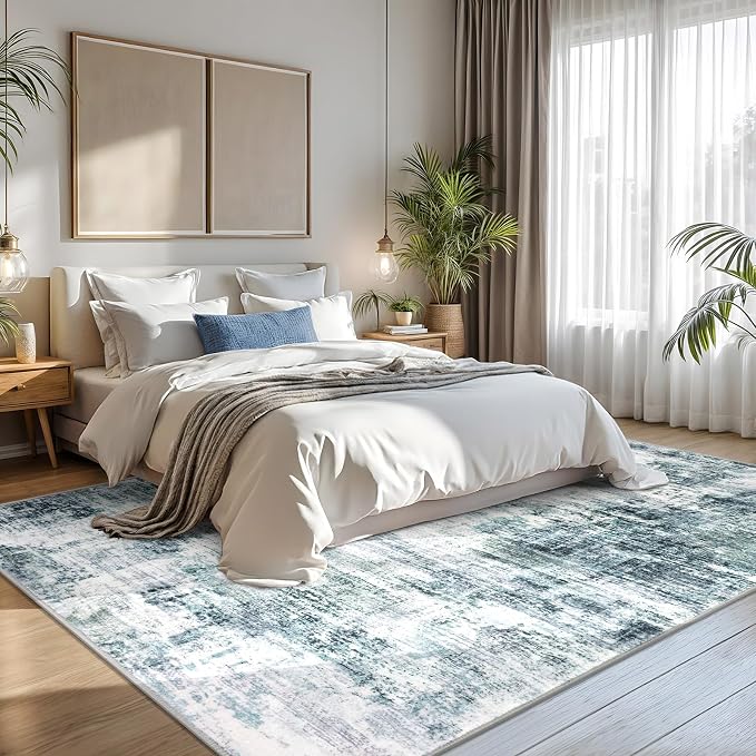 IOHOUZE Abstract Area Rugs 8x10 Ft Washable Large Rugs - Image 8