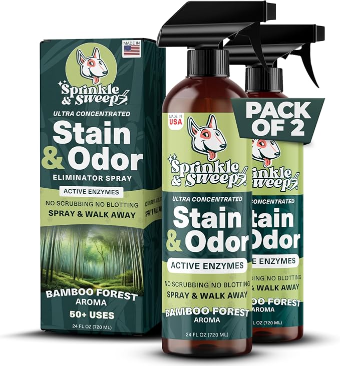 Sprinkle & Sweep Pet Stain and Odor Remover by SprinkleSweep