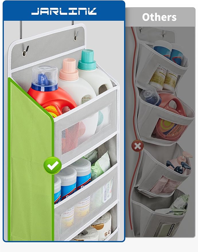 JARLINK 2 Pack Over The Door Organizer, 5 Shelf Door Hanging Organizer - Image 4