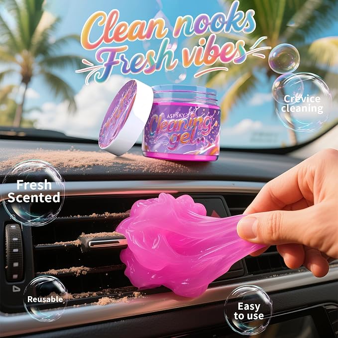 ASFSKY Car Cleaning Gel Dust Cleaning Putty Universal Car Interior Cleaner - Image 8
