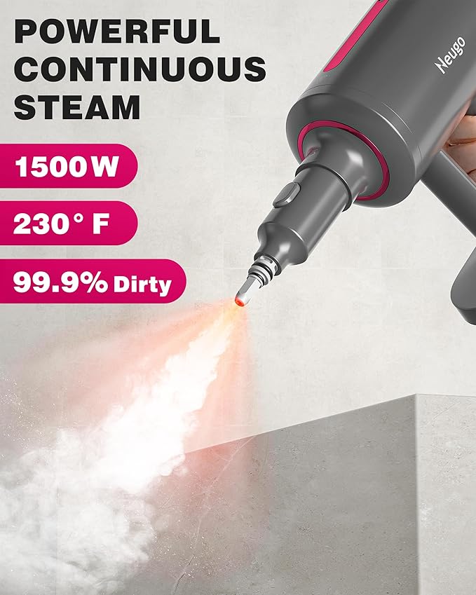 Steam Mop for Floor Cleaning, 7in1 Handheld Steamer Cleaner Detachable for - Image 2