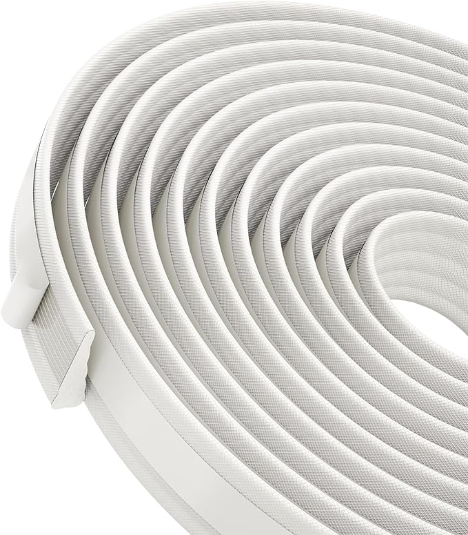 QDiShi 196" Wedge-Shape Weather Stripping Door Seal Weatherproof Foam Seals - Image 5