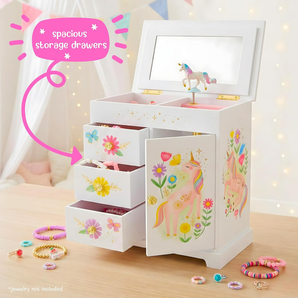 Giggle & Honey® Unicorn Musical Jewelry Box for Girls