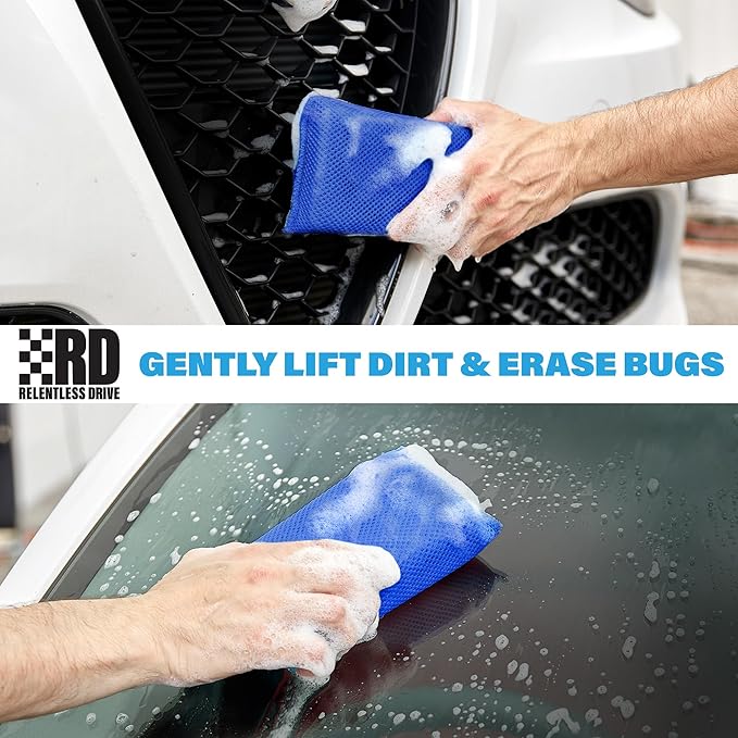 Bug Remover Car Wash Sponge Bug and Tar Remover - Image 2