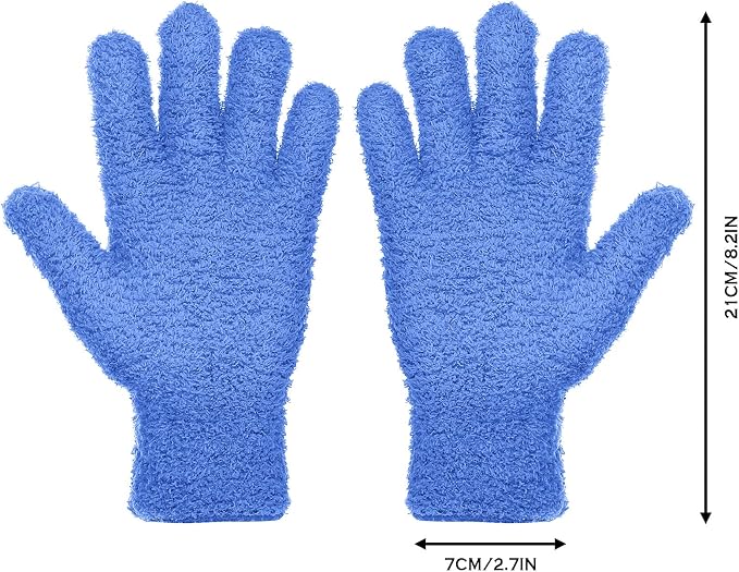Patelai Microfiber Gloves for Plants Dusting Cleaning Glove Mittens - Image 6