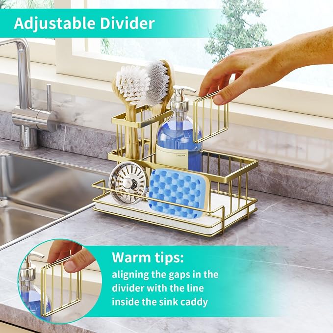 HapiRm Sink Caddy Sponge Holder - Image 5