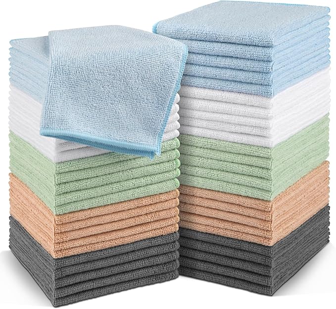 Orighty Washcloths Bulk Towels Set 50 Pack, Highly Absorbent and Soft Feel by AllRightinOrighty