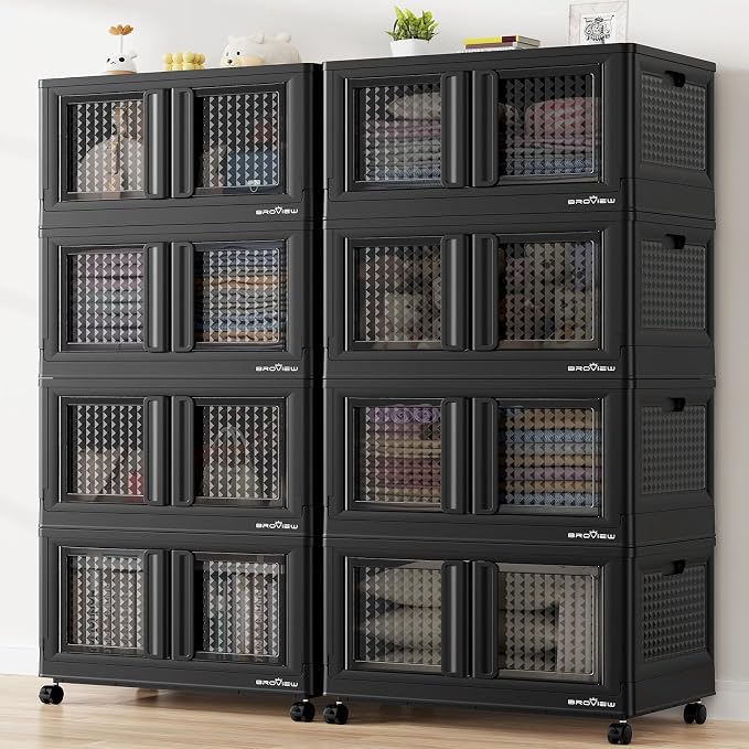 BROVIEW 160Gal Stackable Storage Bins by BROVIEW-EnjoytheArtofLife