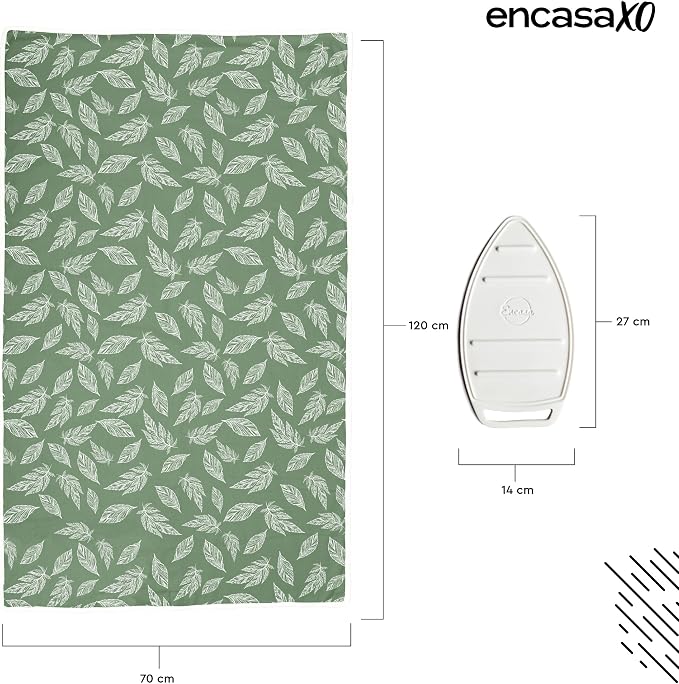 Encasa XO Ironing Mat/Pad with 3mm Padding & Silicone Iron Rest - Image 4