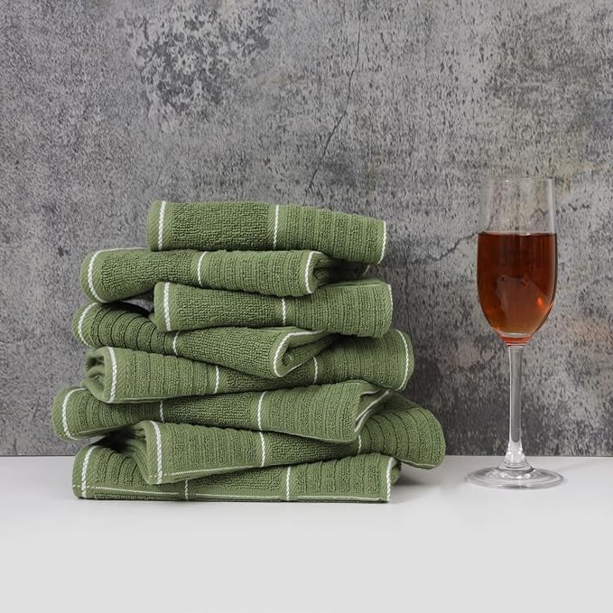 Glynniss Kitchen Towels and Dishcloths Set, Four Kitchen Dish Towels 16x26 - Image 5