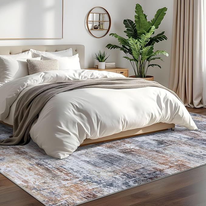 IOHOUZE Abstract Area Rugs 6x9 Ft Washable Rugs - Image 8