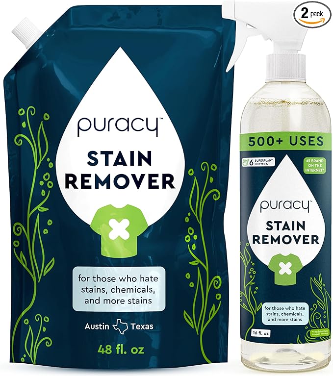 Puracy Stain Remover, Natural Based Travel and Laundry Stain Cleaner by Puracy