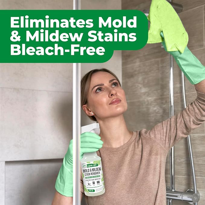 Mighty Mint Mold & Mildew Stain Remover Spray, Rapid Clean - Image 3