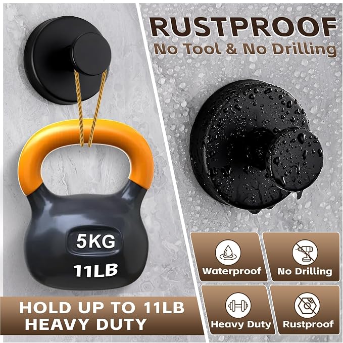 Reusable Heavy Duty Suction Cup Hooks - Image 2