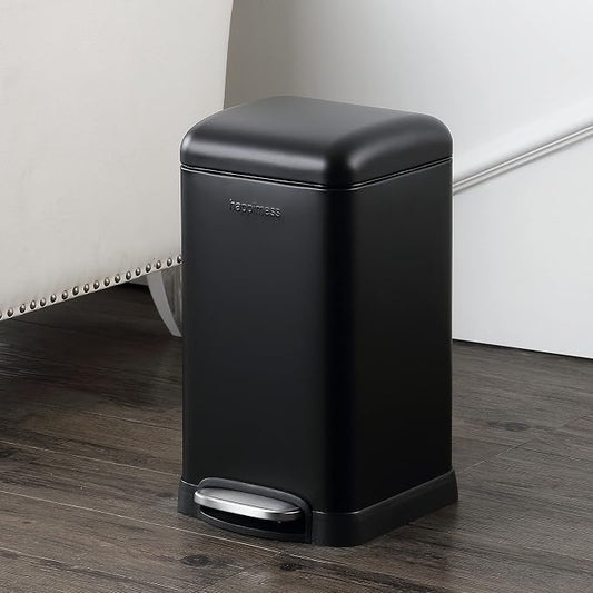 happimess HPM1012B Betty Retro Mini 3.2-Gallon Step-Open Trash Can - Image 2