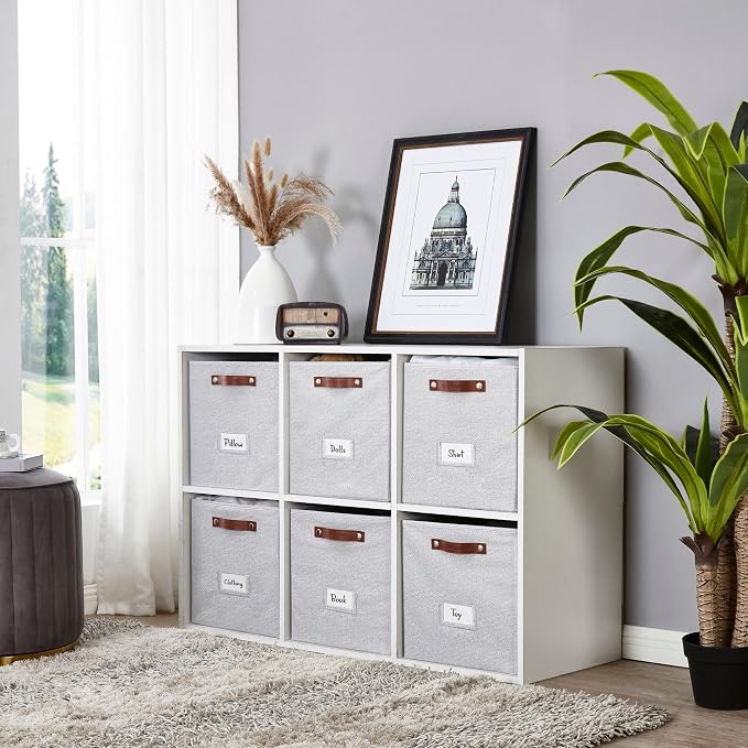 DECOMOMO Storage Cubes, Fabric Organizer Bins - Image 5