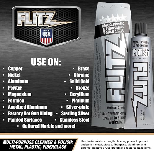 Flitz Multi-Purpose Metal Polish Paste - Image 2