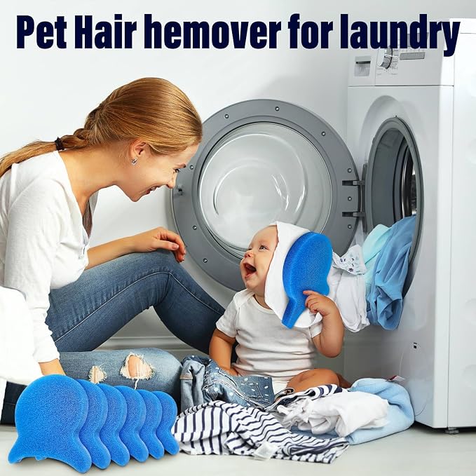 Pet Hair Remover for Laundry, Reusable Dog & Cat Hair Remover Tool, Effectively - Image 7
