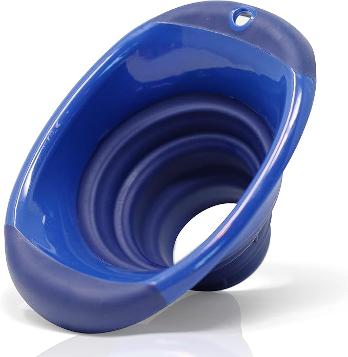 Kitchen Canning Funnel – Collapsible Silicone Food Funnel by BrewingAmerica