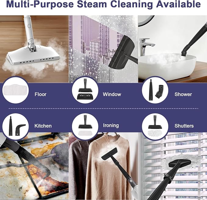 Steam Cleaner, 6 in1 Rotated Steam Mop Cleaner - Image 5