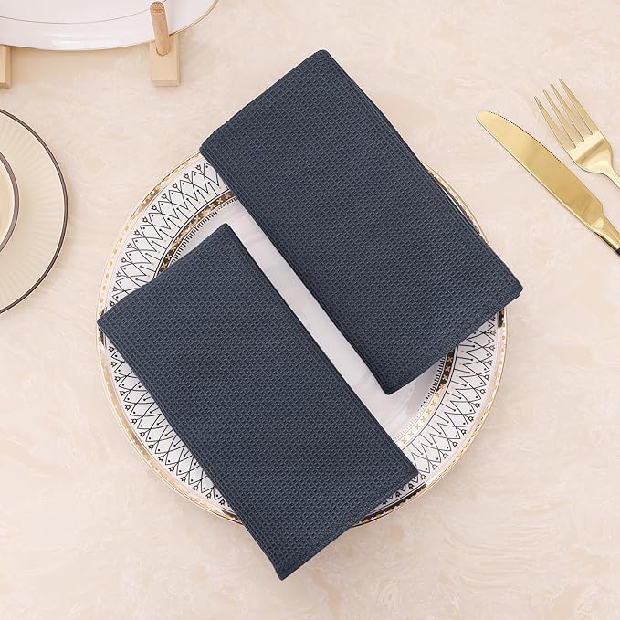 Homaxy 100% Cotton Waffle Weave Dish Cloths - Image 7