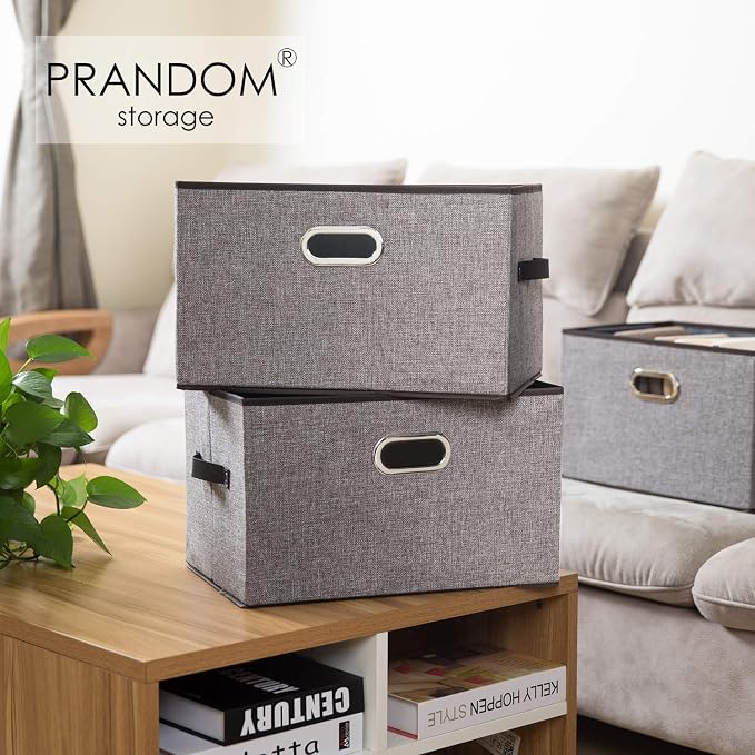 PRANDOM Larger Collapsible Storage Bins - Image 2