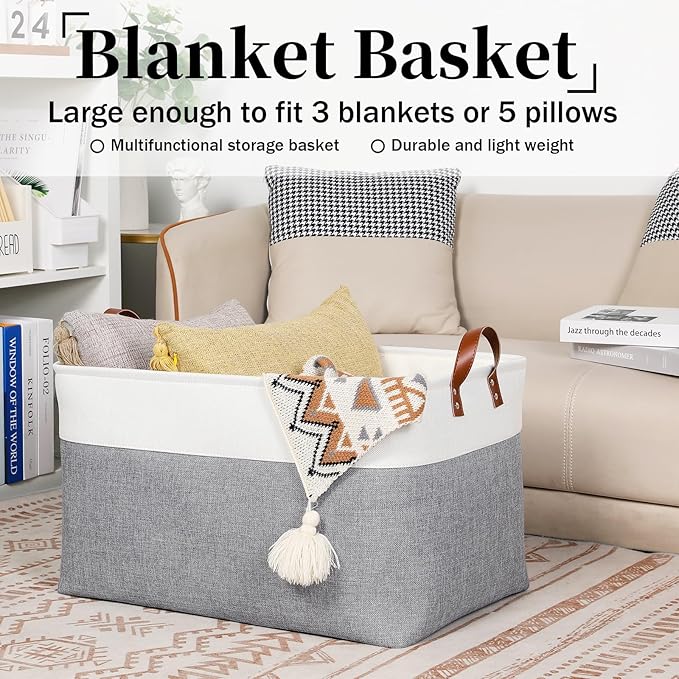 DULLEMELO Extra Large Storage Baskets - Image 5