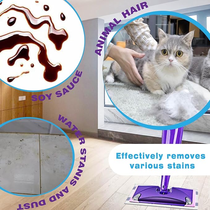 Upgraded Mop Pad Refill for Swiffer Wet Jet, Compatible - Image 6