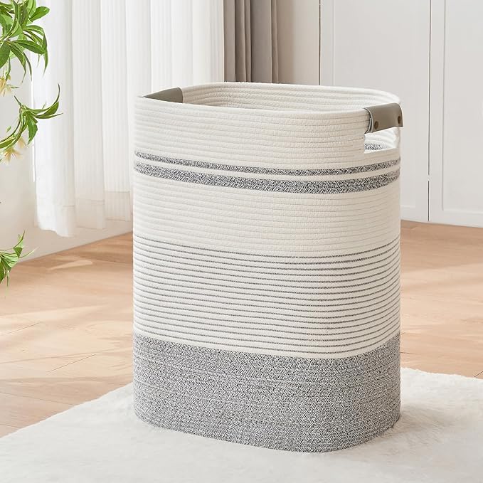 Laundry Basket with Handles by AINUOQI