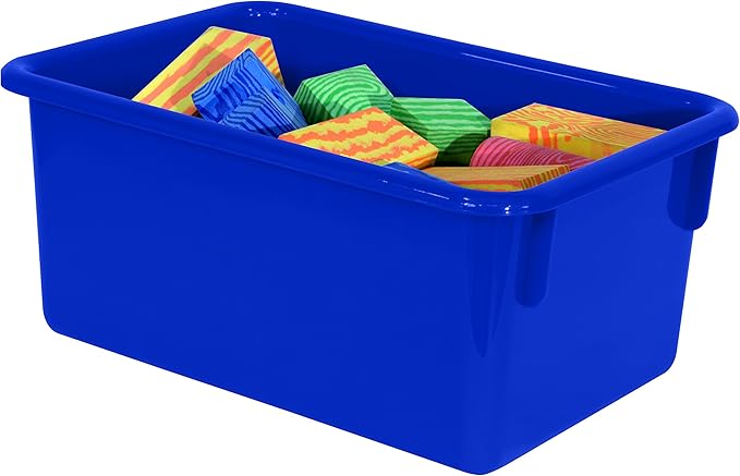 Wood Designs Cubby Storage Bin, Heavy Duty Plastic Containers - Image 3