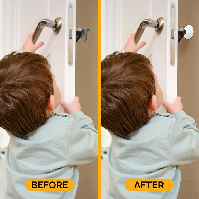 Ducki Wall Protectors -4 Pack White- Self Adhesive, Reusable Solution - Image 7