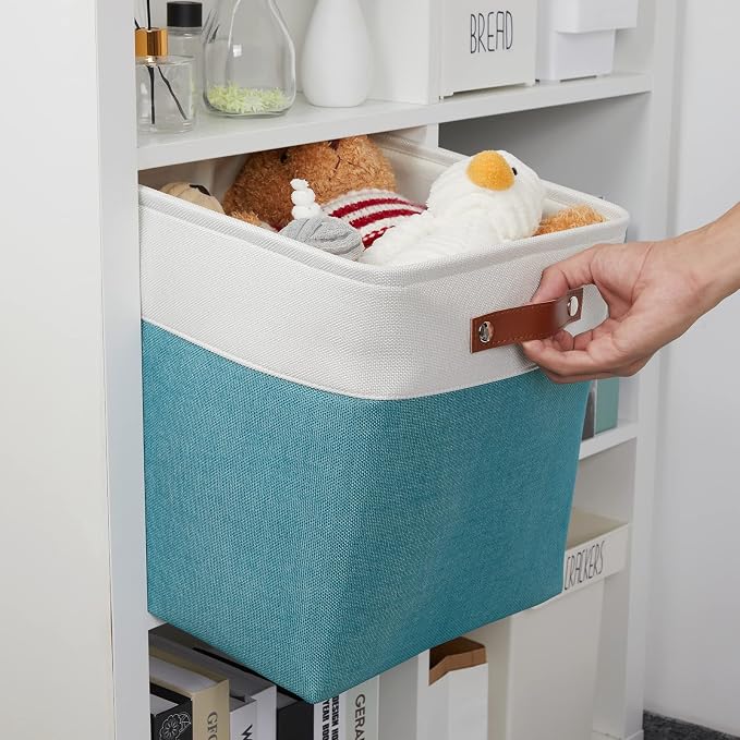 DULLEMELO Storage Bins for Organizing, Closet Storage Baskets for Gift Empty - Image 6