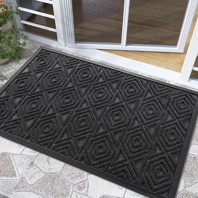 Yimobra Door Mat, Outdoor Indoor Entrance Welcome Mat, Heavy Entry Front Door by Yimobra