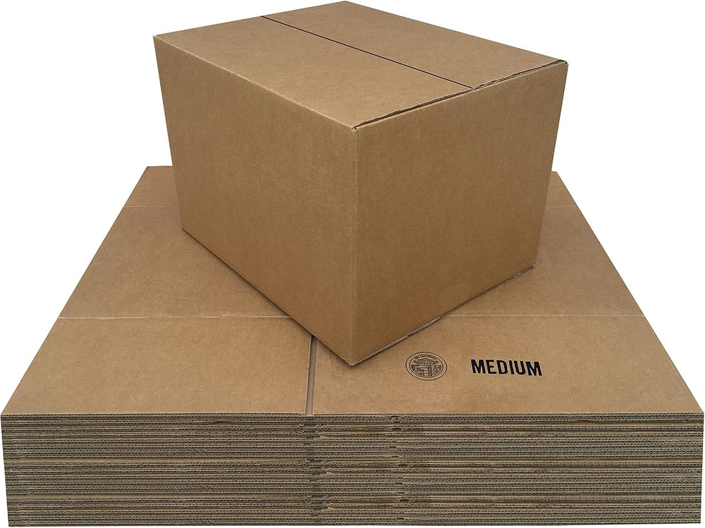 uBoxes Moving Boxes Bundle of 18"x14"x12" (Medium Boxes - Pack...