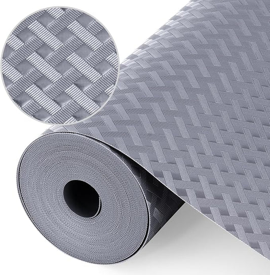 Shelf Liners, Non-Adhesive Drawer Liner, Waterproof & Oil-Proof Kitchen Cabinet by Origuuds