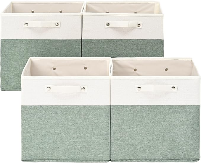 13 x 13 Inch Fine Linen Storage Bins by FinishingBo