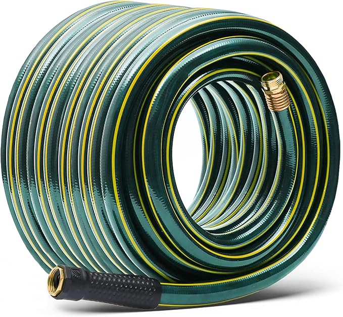 Solution4Patio Long Leader Green Garden Hose 3/4 in. x 100 ft. -Kink Free by Solution4PatioExpertinGardenCreation