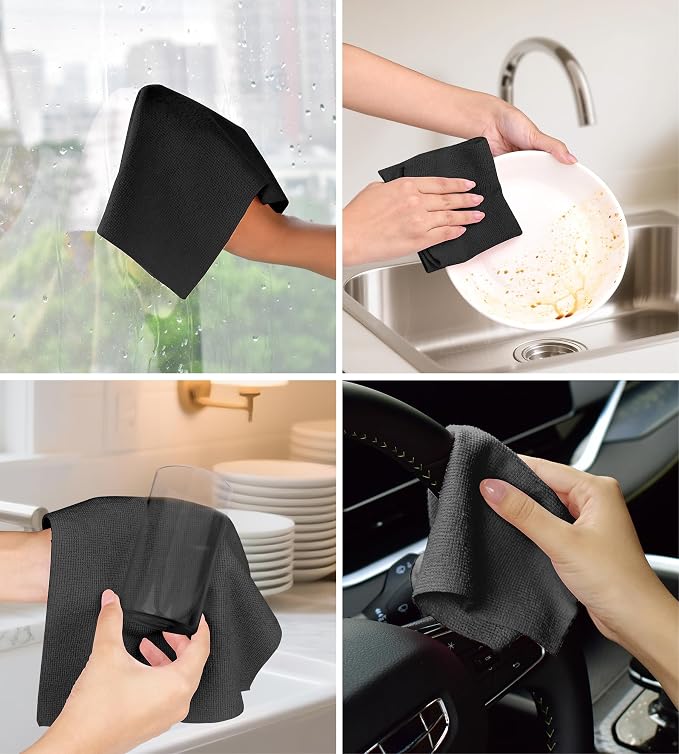 Roll of Microfiber Cleaning Cloth –100 Pack, Tear Away Microfiber Towels - Image 6
